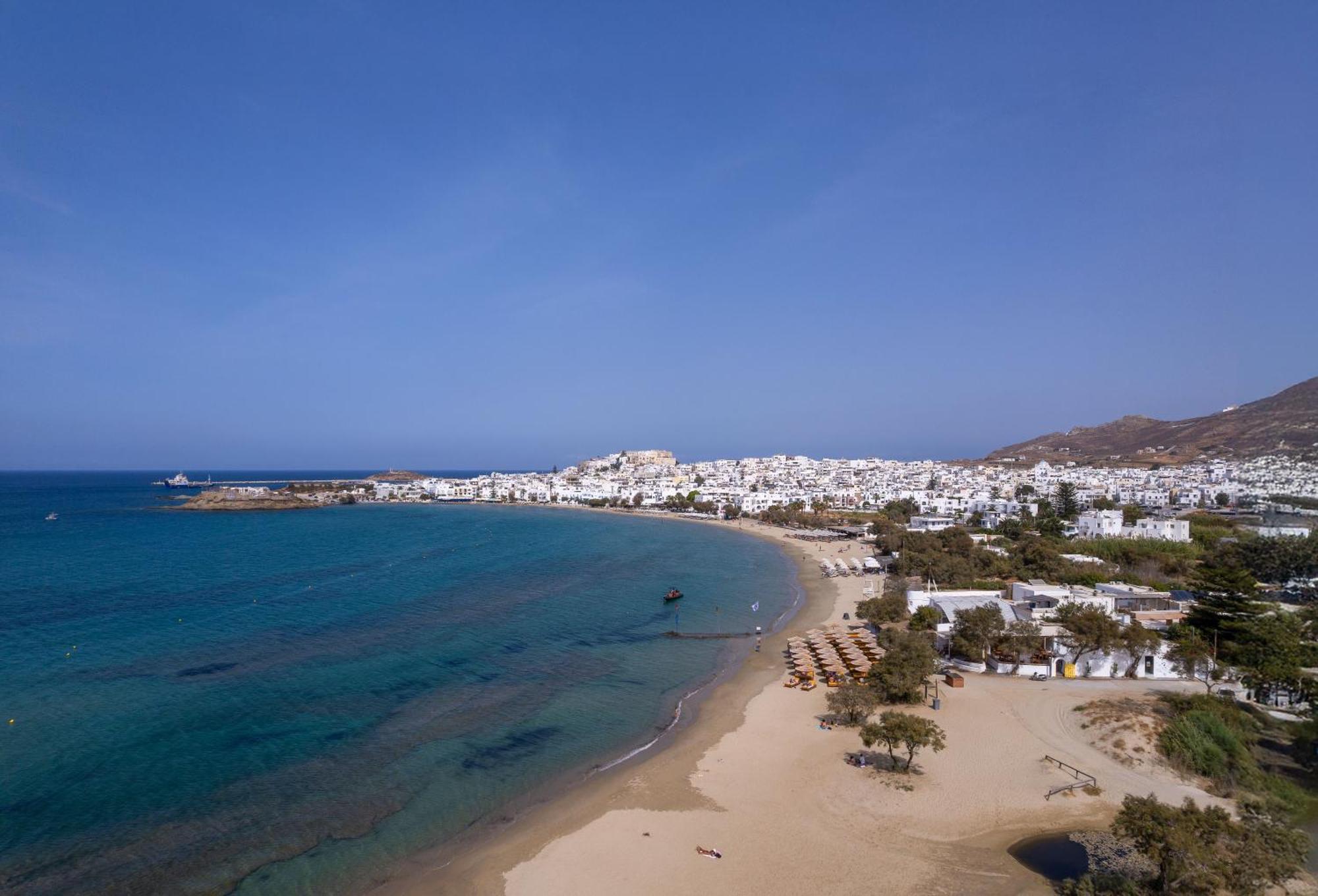 Flisvos Beach Apartments Naxos City エクステリア 写真