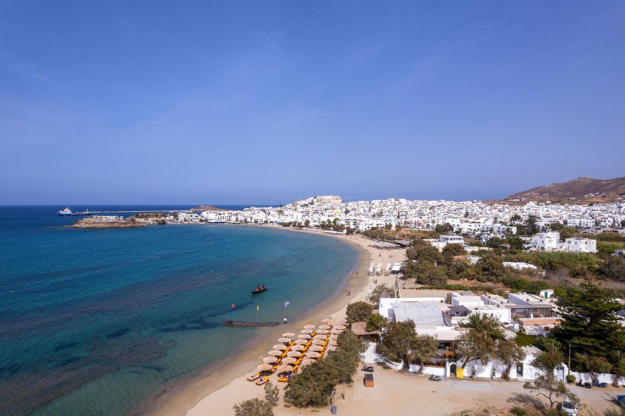 Flisvos Beach Apartments Naxos City エクステリア 写真